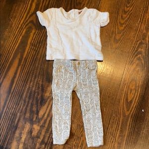 7 for All Mankind Set - Pants and Short - Size 3T